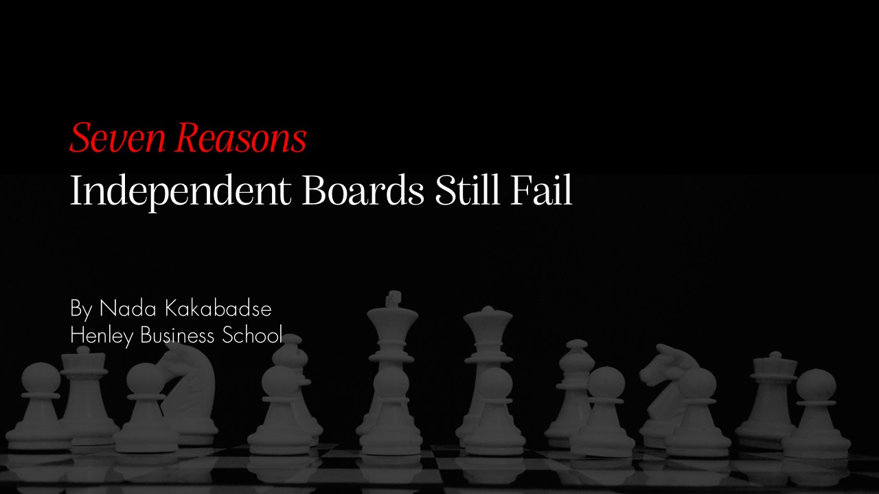 Seven Reasons Independent Boards Still Fail: And Why 2026 Is About to Expose Them